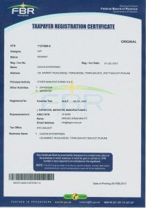 Legion Enterprises NTN certificate